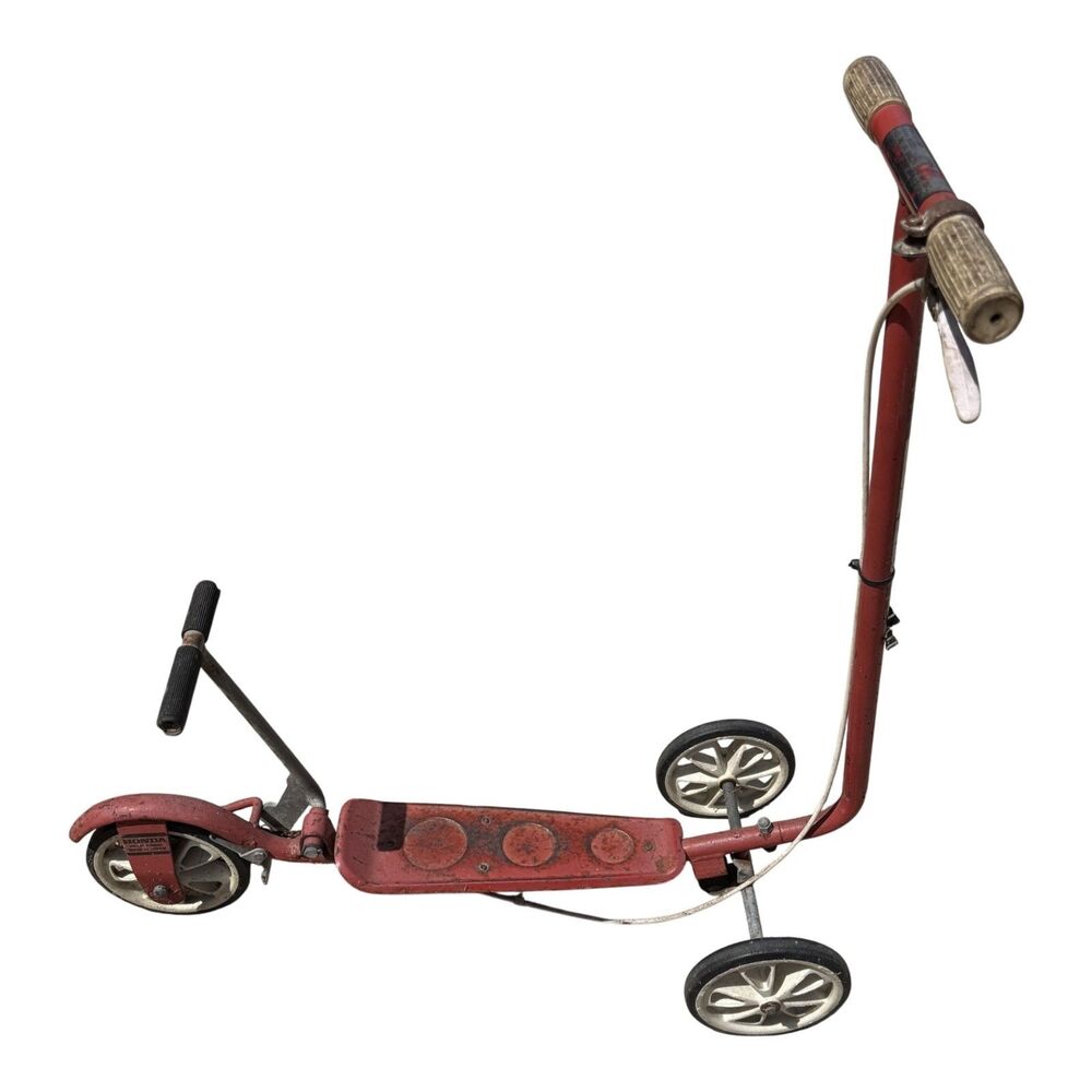 VTG Honda Kick 'N Go Red Scooter Pedal Chain Drive Made in Japan